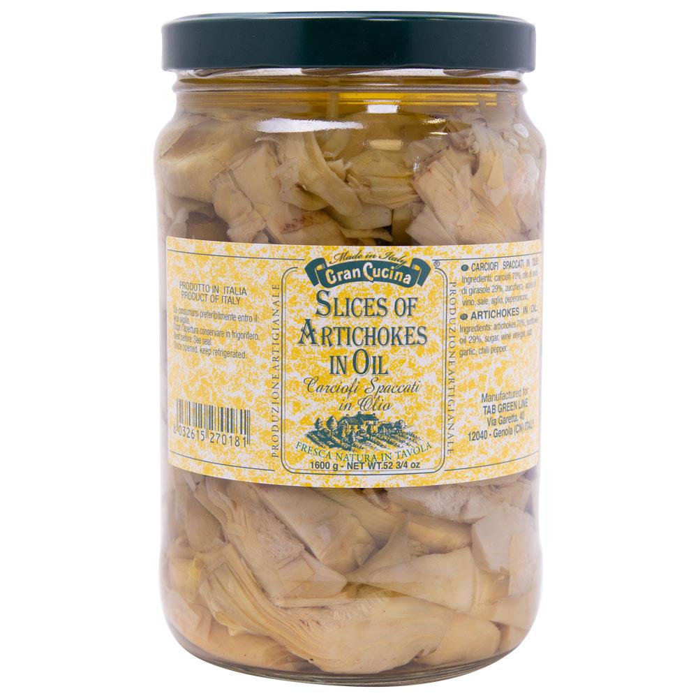 Artichoke Slices in Oil - 52.4 oz Terramar Imports