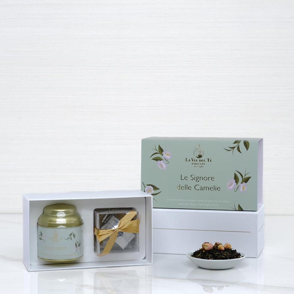Le Signore delle Camelie Celadon Green Tea Gift Box Terramar Imports