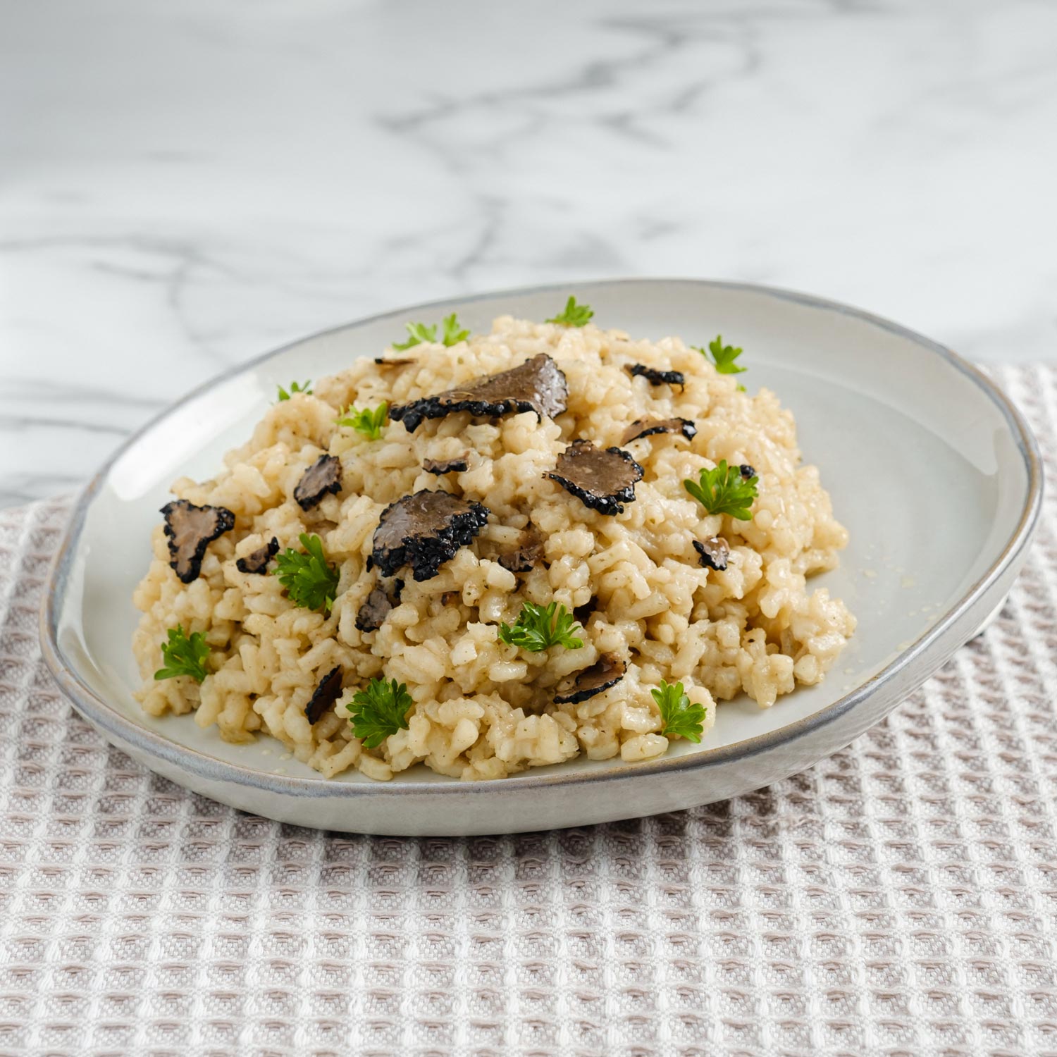 Scotti Risotto With Truffle Mushrooms with Carnaroli Rice, Ready in 12 —  Piccolo's Gastronomia Italiana