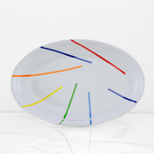 Load image into Gallery viewer, large-arcobaleno-rainbow-oval-tray-ceramiche-viva-terramar-imports