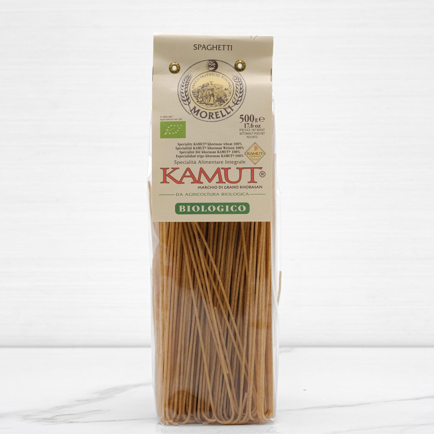 Organic Kamut Whole Wheat Spaghetti Pasta - 500 g – Terramar Imports