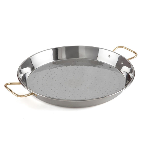 Garcima 10-Inch Polished Steel Paella Pan 2 portions- Tienda